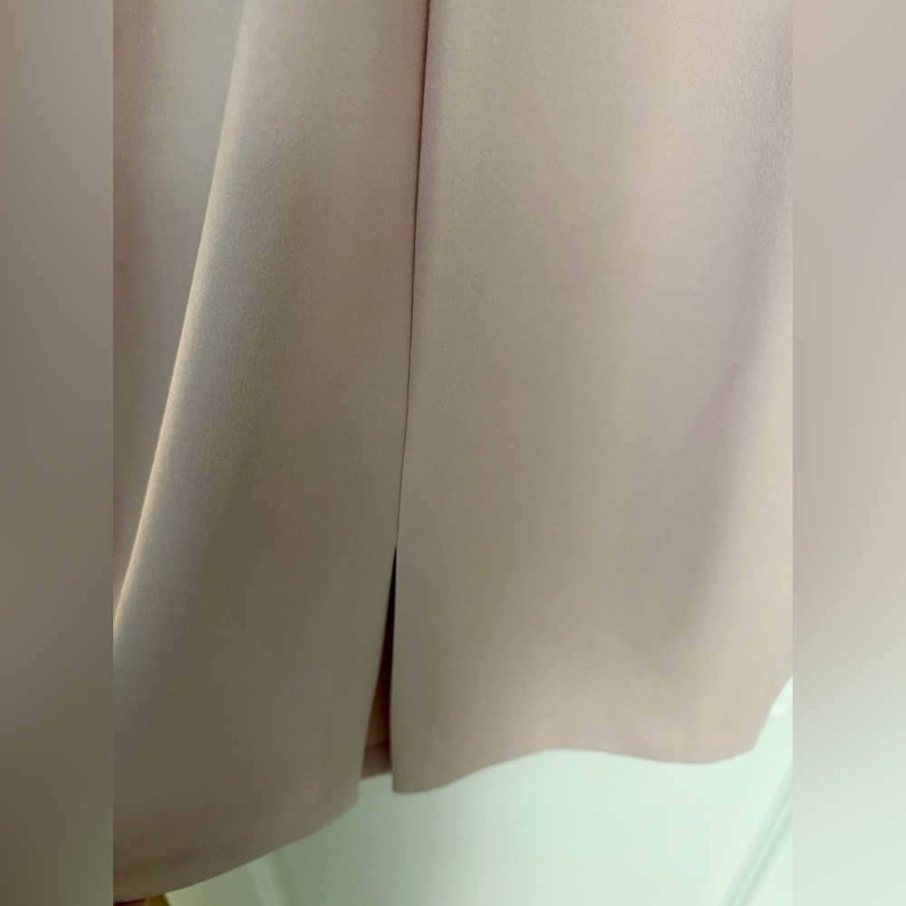 Express Dusty Blush Pink Belted Mock Neck Midi Dress NWT Medium (M) - Picture 6 of 10